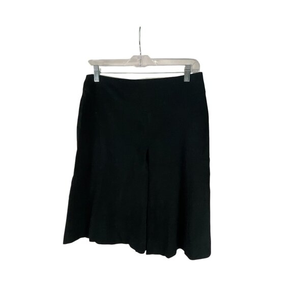 Gap Women's Black A-Line Skirt Back Zipper Stretch Whimsygoth Neutral - Picture 3 of 6